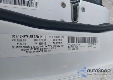 2013 Dodge Charger Police из США, поврежденный, VIN 2C3CDXAG2DH713073